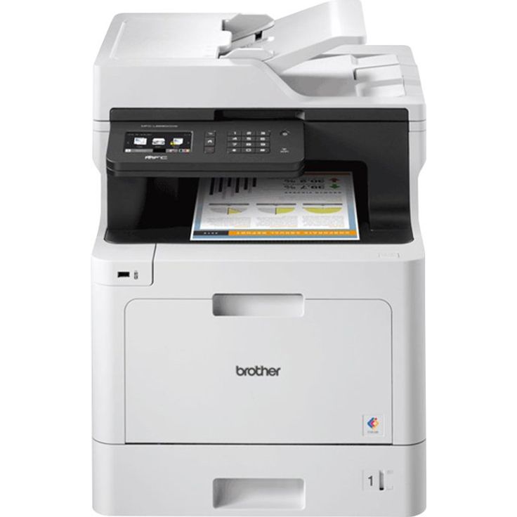 Brother MFC-L8690CDW (4-in-1) Multifunktionsdrucker - (Laser) Farbe, Druckgeschwindigkeit: 31 s/w, 31 Farbe, Auflösung: 2400 x 600, LAN, RJ-45, WLAN, AirPrint, Mobile Print, NFC, Cloud Print (MFCL8690CDWG1) – Bild 7