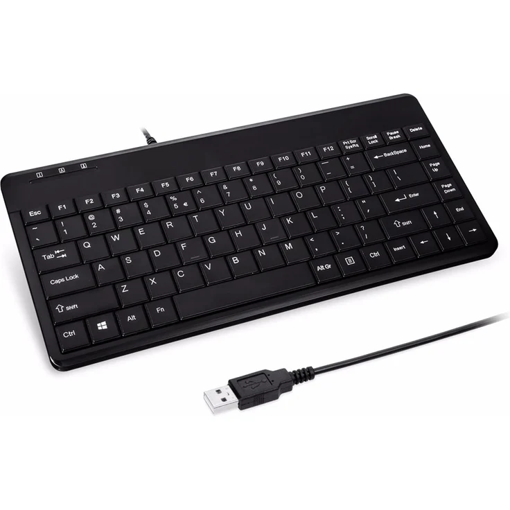 Perixx PERIBOARD-409U - Tastatur - USB - Piano Black (Deutsches Tastaturlayout QWERTZ) – Bild 3