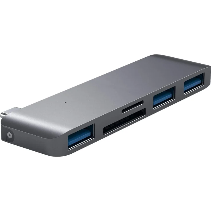 Satechi ST-TCUPM Typ-C Pass Through USB Hub space gray, Cardreader + 3 Port USB Hub, USB-C 3.0 (B019PHF9UY) – Bild 6