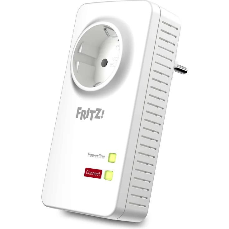 AVM FRITZ!Powerline 1220 / 1220E Einzeladapter (1.200 MBit-s, 2 x Gigabit-LAN, ideal für NAS-Anwendungen und HD-Streaming) – Bild 9