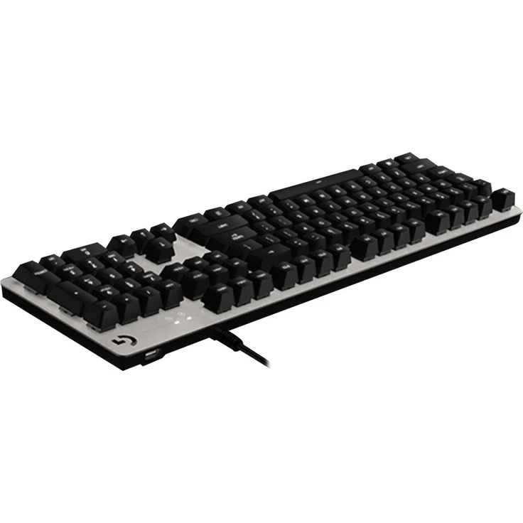 Logitech G413 - Tastatur - hintergrundbeleuchtet - USB - USA International QWERTY - Romer-G - Silber (920-008476) – Bild 5