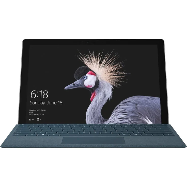 Microsoft Surface Pro - 12,3 Zoll (2.736 x 1.824) Multi-Touch, Intel Core i5-7300U, 4GB RAM, 128GB SSD, Windows 10 Pro 64-bit (Silber) – Bild 2