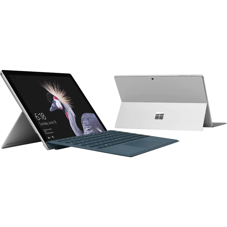 Microsoft Surface Pro - 12,3 Zoll (2.736 x 1.824) Multi-Touch, Intel Core i5-7300U, 4GB RAM, 128GB SSD, Windows 10 Pro 64-bit (Silber) – Bild 3