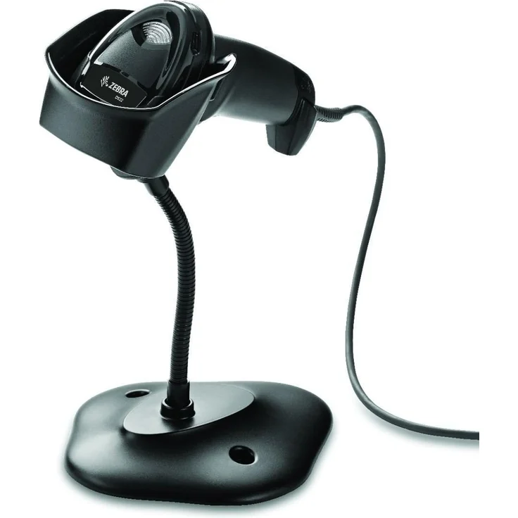 Zebra DS2208, USB-kit, SR, Black, DS2208-SR7U2100SGW (Kit with scanner, USB cable and stand) - Preisvergleich – Bild 1