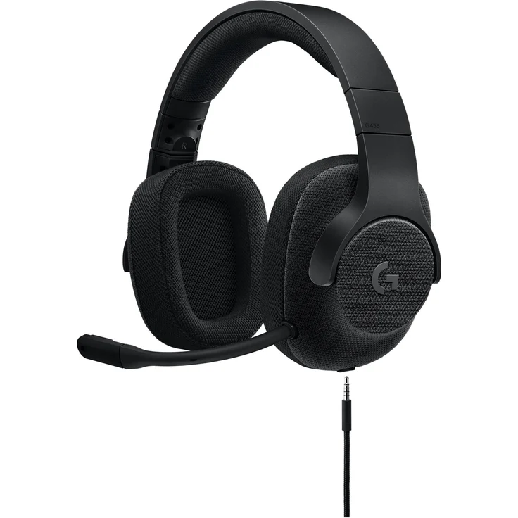 Logitech G433 Kabelgebundenes Gaming-Headset, 7.1 Surround Sound, DTS Headphone:X, 40mm Pro-G Treiber, USB-Anschluss & 3.5mm Klinke, Abnehmbares Mikrofon, PC-Xbox One-PS4-Nintendo Switch - schwarz – Bild 2