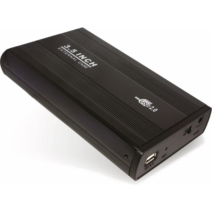 LogiLink UA0107 Festplattengehäuse für 8,9 cm (3,5 Zoll) SATA, USB 3.0 Aluminium schwarz – Bild 3