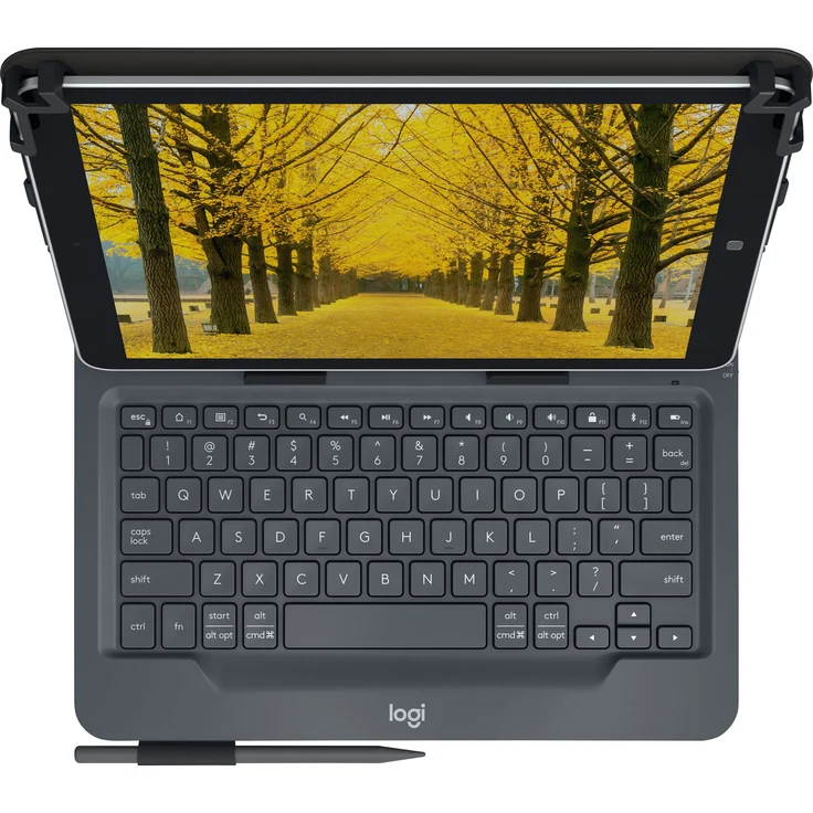 Logitech Universal - Tastatur und Foliohülle - kabellos - Bluetooth 3.0 - QWERTY - GB (920-008341) – Bild 5