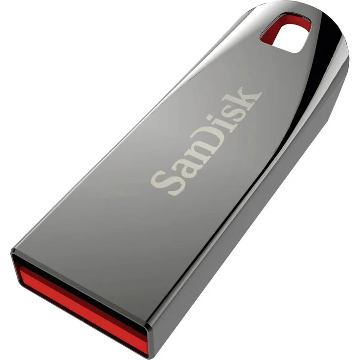 Sandisk Cruzer Force USB-Stick 64 GB USB 2.0 Chrom (SDCZ71-064G-B35)