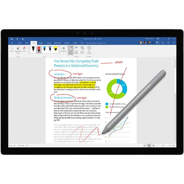 Microsoft Surface Pen Platin Grau – Bild 4