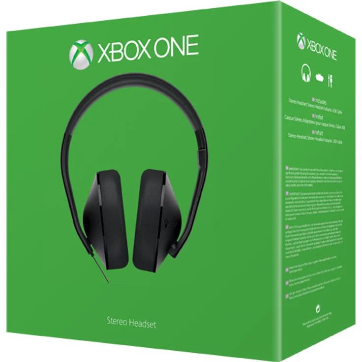 Microsoft Xbox One Stereo Headset schwarz – Bild 3