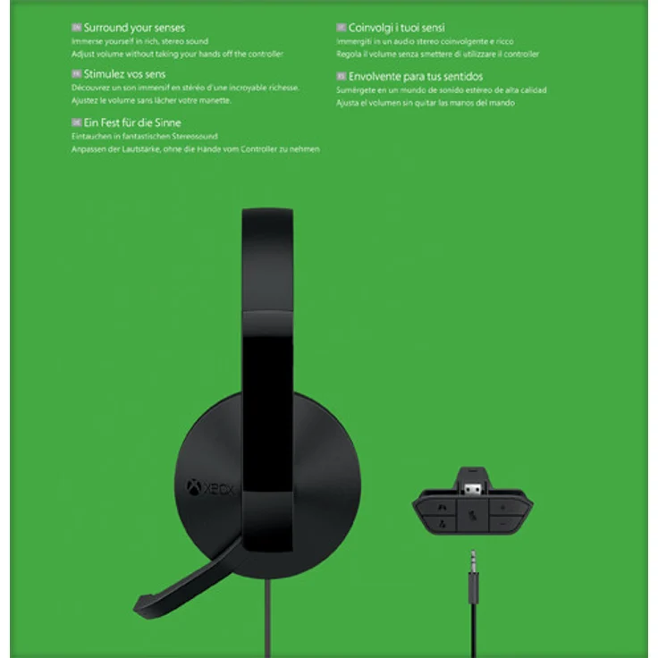 Microsoft Xbox One Stereo Headset schwarz – Bild 4