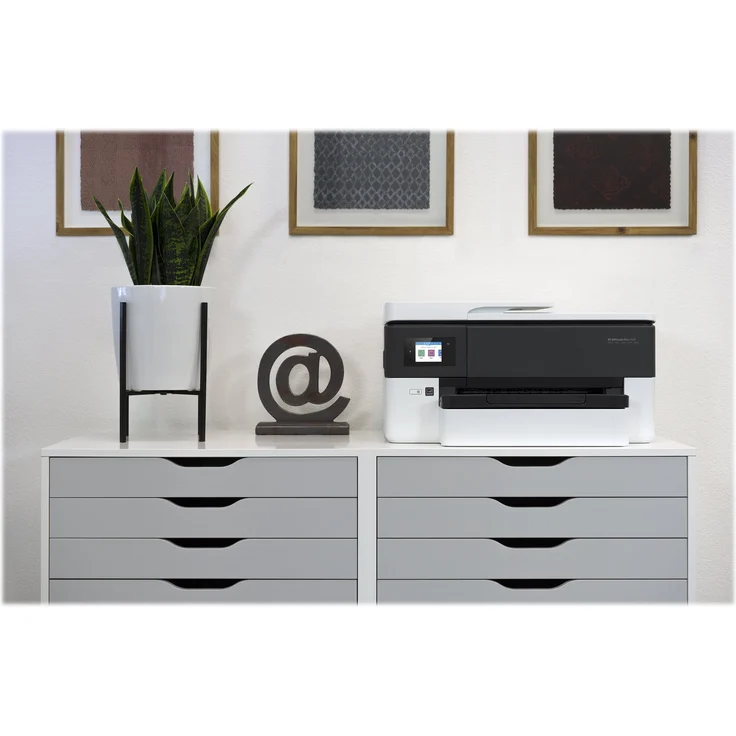 HP OfficeJet Pro 7720 (4-in-1) Multifunktionsdrucker - (Thermal Inkjet) Farbe, Druckgeschwindigkeit: 22 s/w, 18 Farbe, Auflösung: 4800 x 1200, USB, LAN, RJ-11, WLAN, AirPrint, Mobile Print, Cloud Print (Y0S18A) – Bild 9
