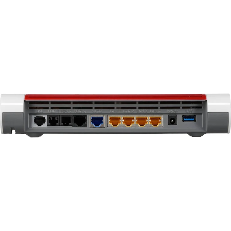AVM FRITZ!Box 7590 WLAN AC+N Router (DSL-VDSL,1.733 Mbit/s (5GHz) & 800 Mbit/s (2,4 GHz), bis zu 300 Mbit/s mit VDSL-Supervectoring 35b, WLAN Mesh, DECT-Basis, Media Server, geeignet für Deutschland) – Bild 7