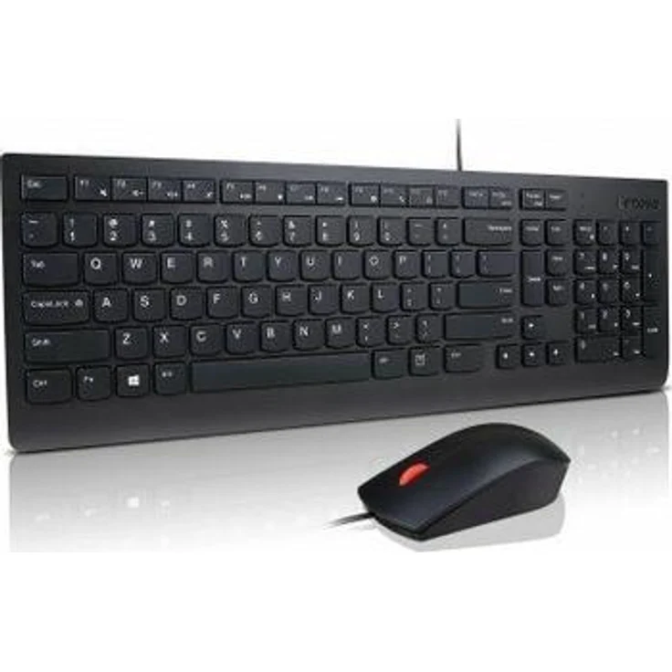 Lenovo Essential Wired Combo - Tastatur-und-Maus-Set - USB - Deutsch QWERTZ - für ThinkCentre M80, ThinkPad P14s Gen 2, P15s Gen 2, T14 Gen 2, T15 Gen 2, V50s-07, V55t-15 (4X30L79897) – Bild 3