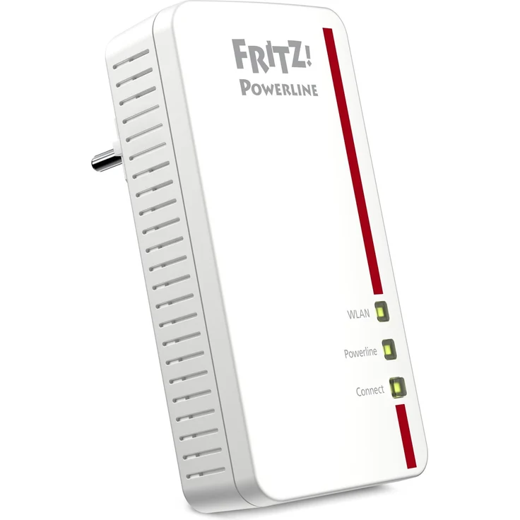 AVM Fritz Powerline 1260E Single-Adapter (1.200 MBit-s, WLAN-Access Point, ideal für Media-Streaming oder NAS-Anbindungen, deutschsprachige Version) weiß – Bild 4