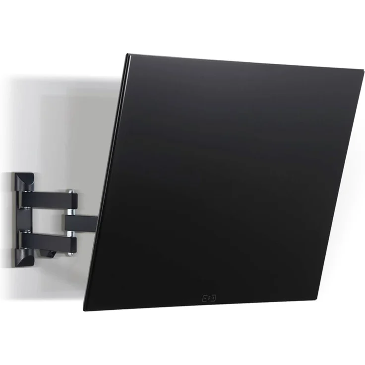 Hama Wandhalterung TV (schwenkbar, neigbar, vollbeweglich, Wandhalter für Fernseher von 32 bis 65 Zoll (81 - 165 cm), VESA bis 400x400, inkl Fischer Dübel, extra Stabilität durch 3 Gelenke) schwarz – Bild 3