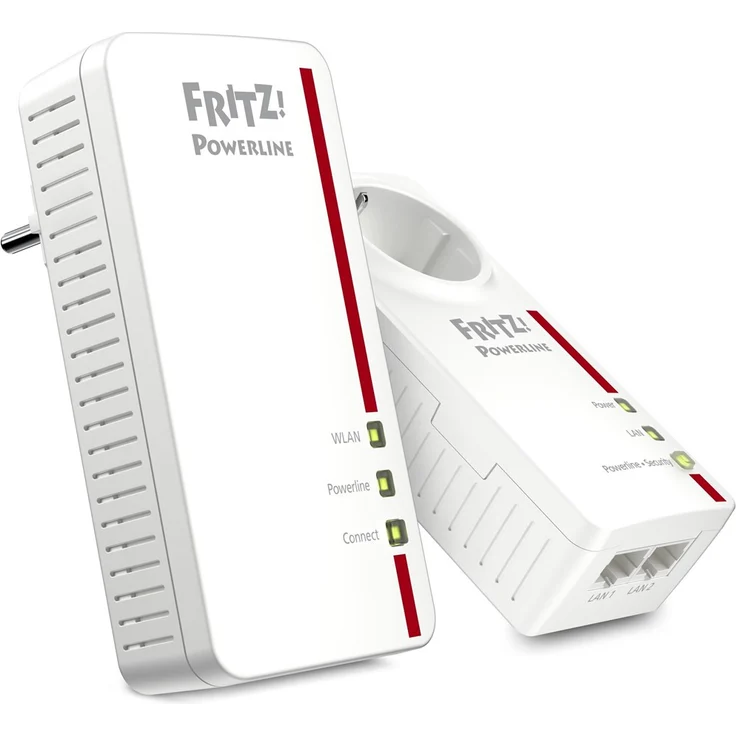 AVM Fritz Powerline 1260E-1220E WLAN Set (WLAN-Access Point, ideal für Media-Streaming oder NAS-Anbindungen, 1200 MBit-s, deutschsprachige Version) weiß – Bild 5