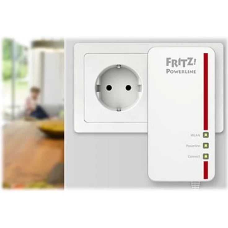 AVM Fritz Powerline 1260E-1220E WLAN Set (WLAN-Access Point, ideal für Media-Streaming oder NAS-Anbindungen, 1200 MBit-s, deutschsprachige Version) weiß – Bild 7
