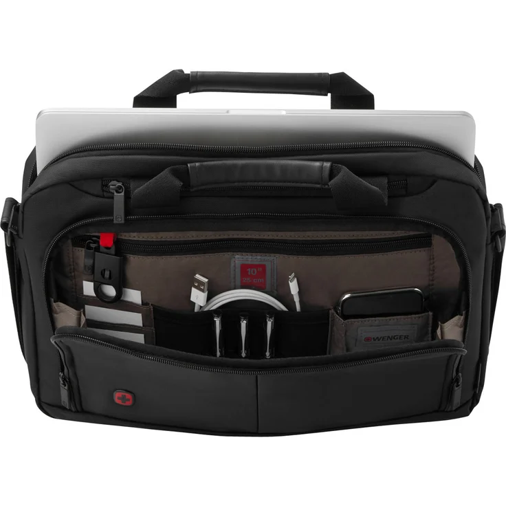 Wenger Elegante Businesstasche für Laptops Source bis zu 14'' Laptop Aktentasche schwarz – Bild 3