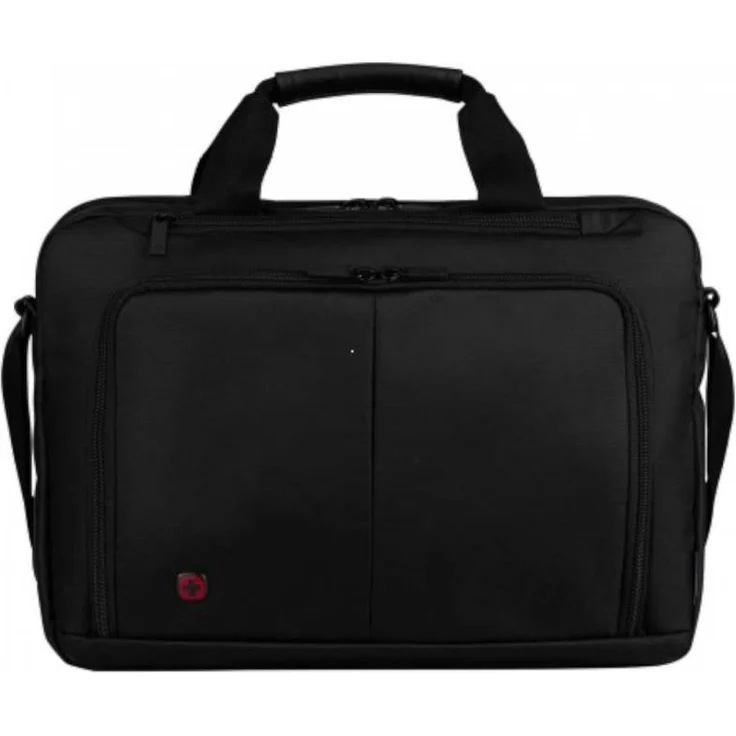 Wenger 601066 Source 16'' Laptop Aktentasche, gepolsterte Laptopfach mit iPad-Tablet - eReader Tasche in schwarz {8 Liter} – Bild 2