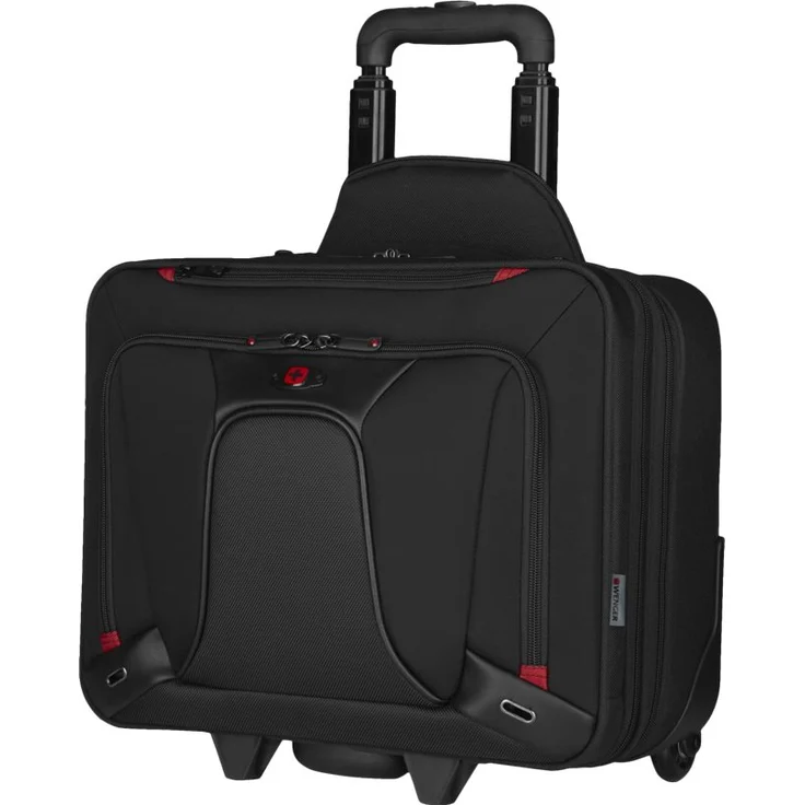 Wenger 600664 Transfer erweiterbar auf Rädern Laptop Aktentasche, gepolsterte Laptopfach mit iPad-Tablet - eReader Tasche in schwarz {18 Liter} – Bild 9