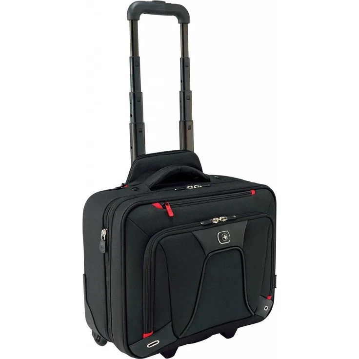 Wenger 600664 Transfer erweiterbar auf Rädern Laptop Aktentasche, gepolsterte Laptopfach mit iPad-Tablet - eReader Tasche in schwarz {18 Liter} – Bild 10