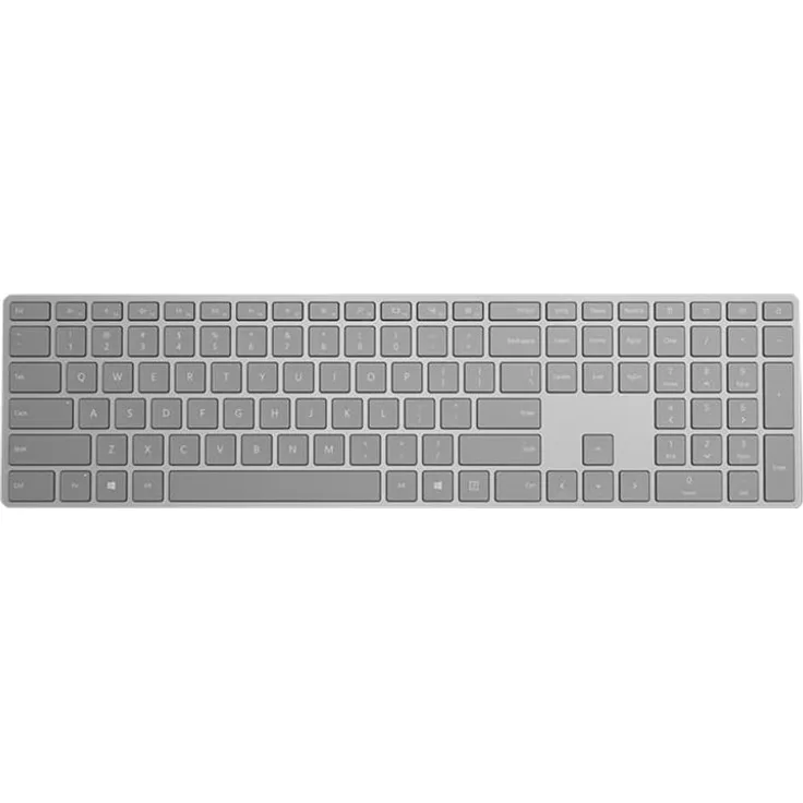 Microsoft Surface Keyboard - Tastatur - kabellos - Bluetooth 4.0 - Deutsch QWERTZ - Grau - kommerziell (3YJ-00005)
