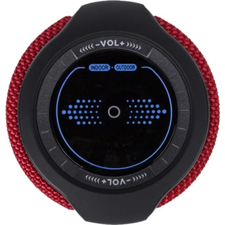 swisstone BX 500 Bluetooth Lautsprecher (Spritzwassergeschützt nach IPX4, Freisprechfunktion, X-Bass für satten Sound) rot-schwarz – Bild 3