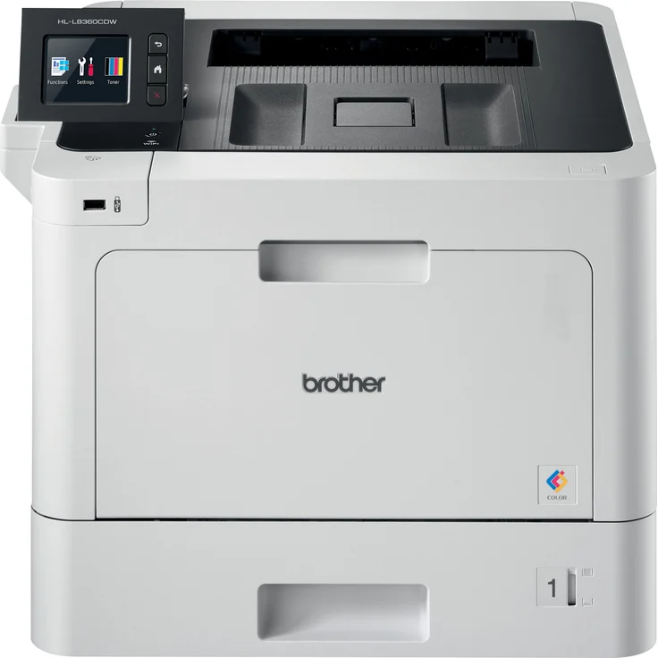 Brother HL-L8360CDW - Laserdrucker, Farbe, Auflösung: 2400 x 600 dpi, Druckgeschwindigkeit (S/W): 31 S/min, Papierzufuhr: 300 Blatt (HLL8360CDWG1) – Bild 1