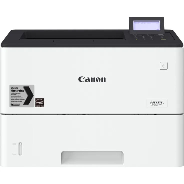 Canon i-SENSYS LBP312x - Laserdrucker, Mono, Auflösung: 1200 x 1200 dpi, Druckgeschwindigkeit (S/W): 43 S/min, Papierzufuhr: 650 Blatt (0864C003)