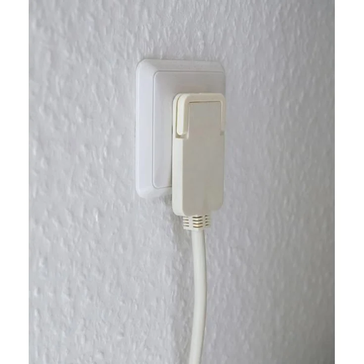 Brennenstuhl Comfort-Line Plus, Steckdosenleiste 4-fach (Steckerleiste mit Flachstecker und Schalter, Mehrfachsteckdose mit 2m Kabel und extra breiten Abständen der Steckdosen) weiß – Bild 2