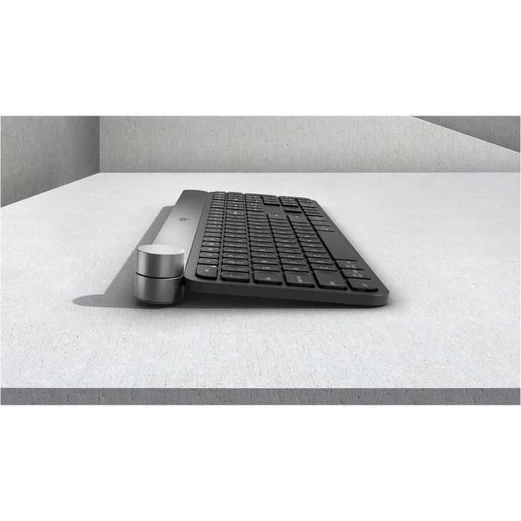 Logitech Craft Advanced with Creative Input Dial - Tastatur - hinterleuchtet - Bluetooth, 2.4 GHz - QWERTZ - Deutsch (920-008496) – Bild 9