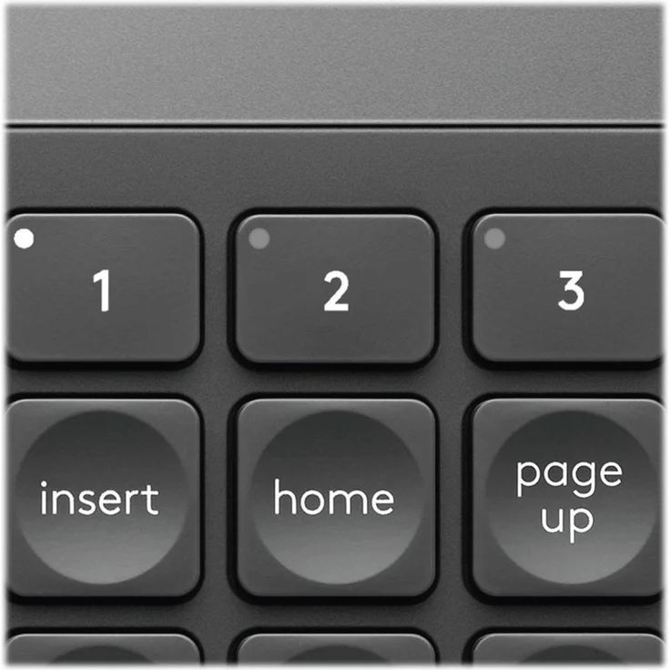 Logitech Craft Advanced with Creative Input Dial - Tastatur - hinterleuchtet - Bluetooth, 2.4 GHz - QWERTZ - Deutsch (920-008496) – Bild 5