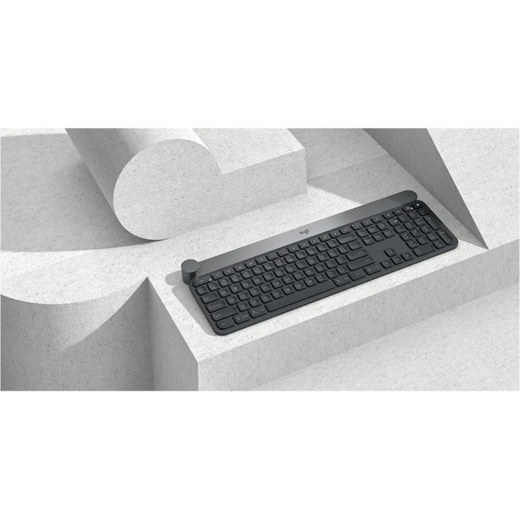 Logitech Craft Advanced with Creative Input Dial - Tastatur - hinterleuchtet - Bluetooth, 2.4 GHz - QWERTZ - Deutsch (920-008496) – Bild 7