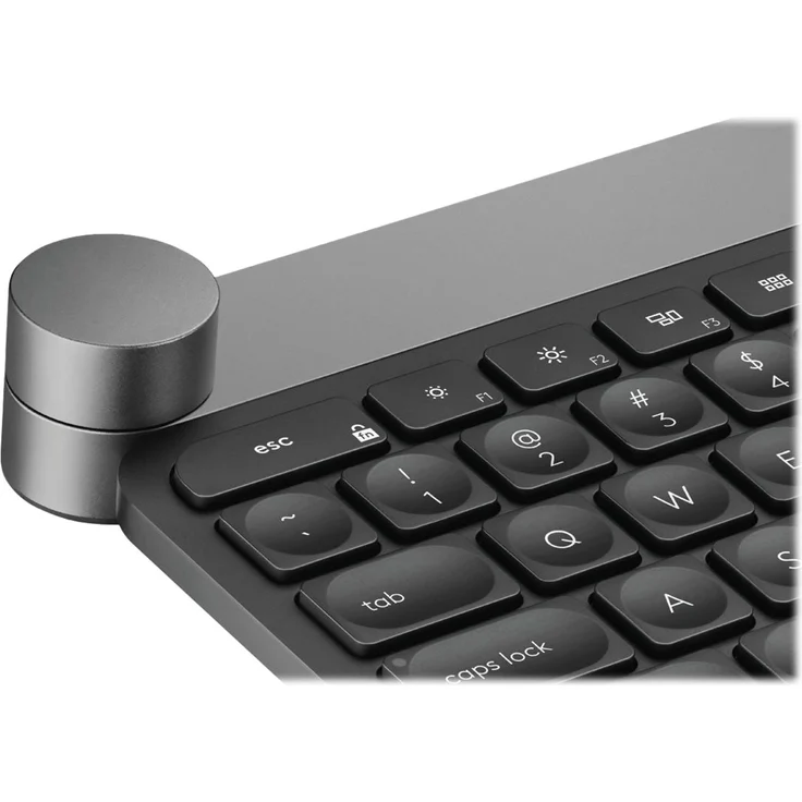 Logitech Craft Advanced with Creative Input Dial - Tastatur - hinterleuchtet - Bluetooth, 2.4 GHz - QWERTZ - Deutsch (920-008496) – Bild 15
