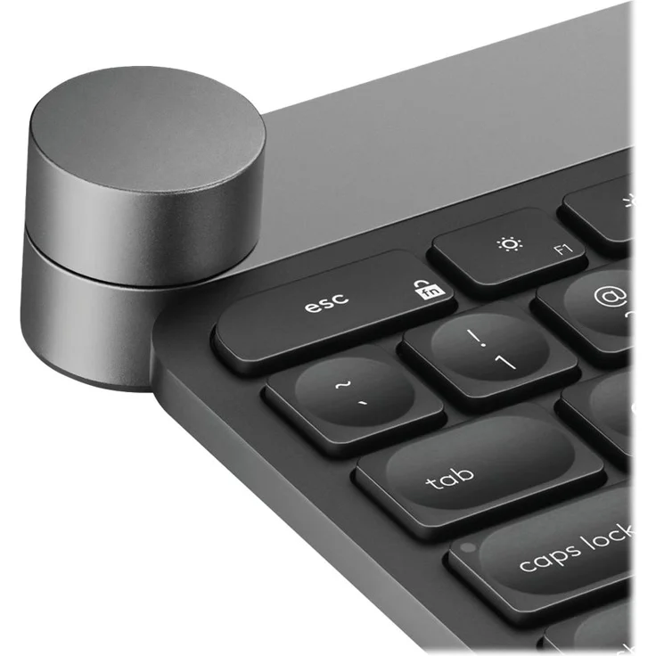 Logitech Craft Advanced with Creative Input Dial - Tastatur - hinterleuchtet - Bluetooth, 2.4 GHz - QWERTZ - Deutsch (920-008496) – Bild 8