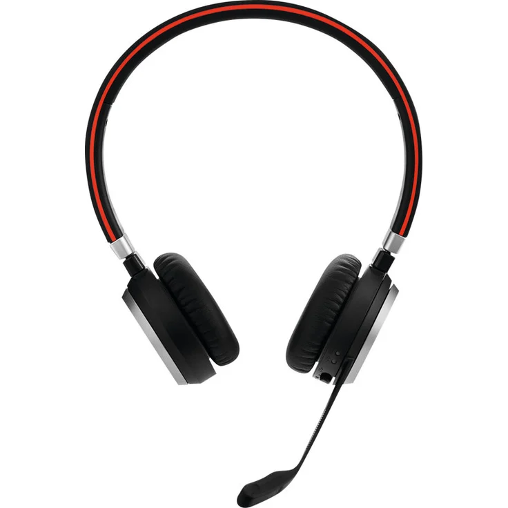 Jabra Evolve 65 MS Stereo Wireless-Bluetooth-Headset für PC-Smartphone-Tablet, telefonieren und Musik hören, Skype for Business zertifiziert, inkl. Ladestation – Bild 5