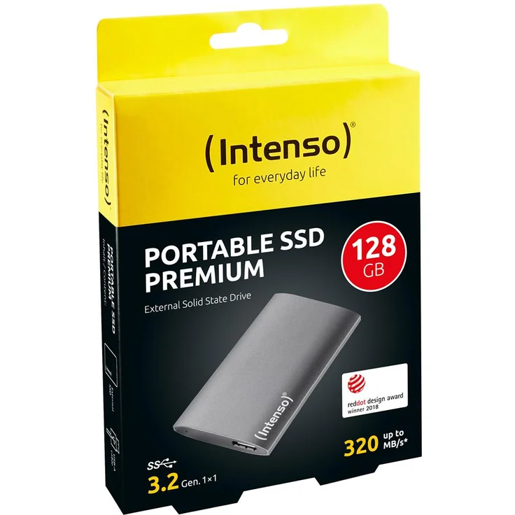 Intenso - Premium Edition - Solid-State-Disk - 128 GB - extern (tragbar) - 1.8 Zoll (4.6 cm) - USB 3.0 - Anthrazit (3823430) – Bild 11