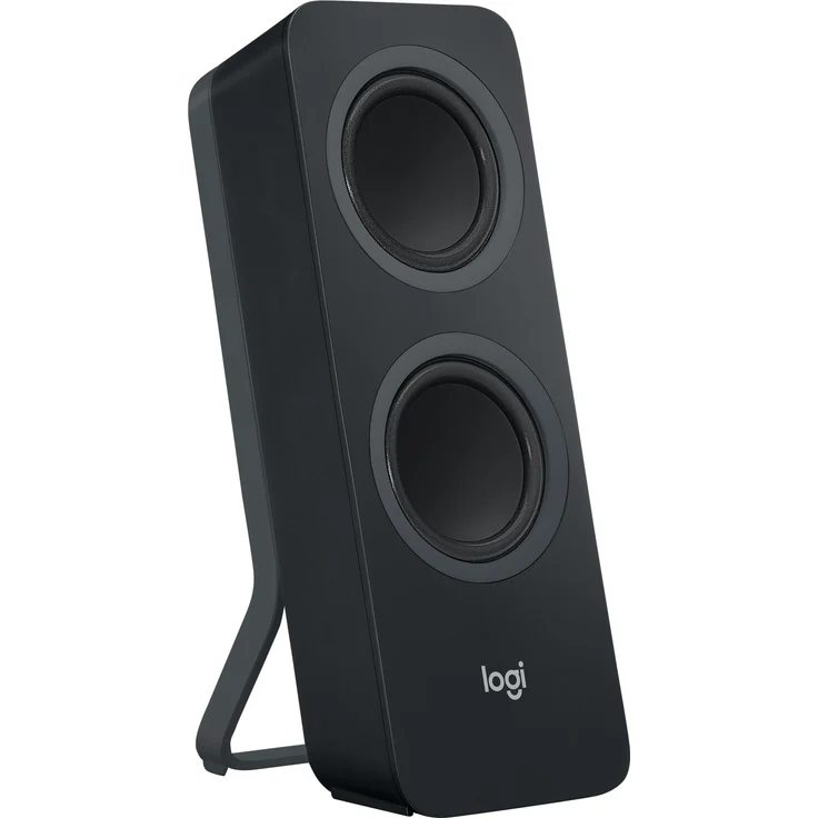 Logitech Z207 Kabellose PC-Lautsprecher, Bluetooth, Stereo Sound, 10 Watt Spitzenleistung, 3,5 mm Eingang, Kopfhörerbuchse, Easy-Switch Feature, EU Stecker, PC-TV-Tablet-Handy - schwarz – Bild 3