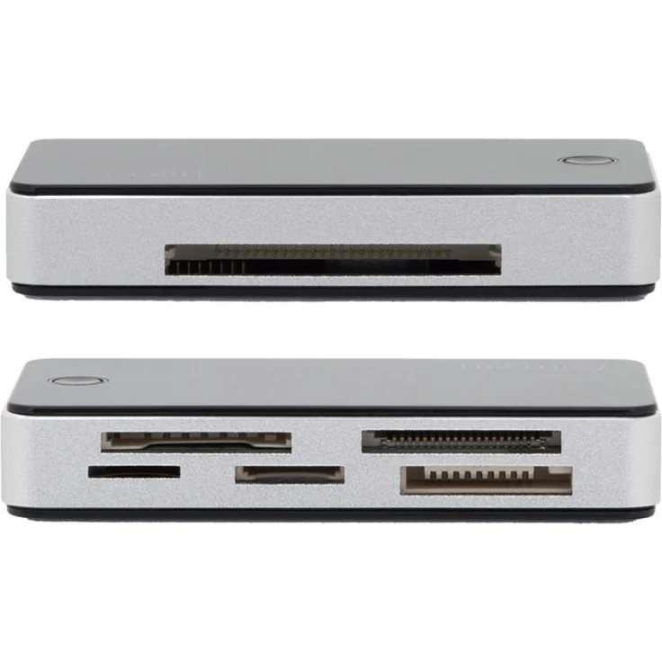 DIGITUS USB 3.0 Card Reader, All-in-One Kartenlesegerät für MS, SD, SDHC, MiniSD, M2, CF, MD, SDXC Speicher Karten, Schwarz – Bild 2