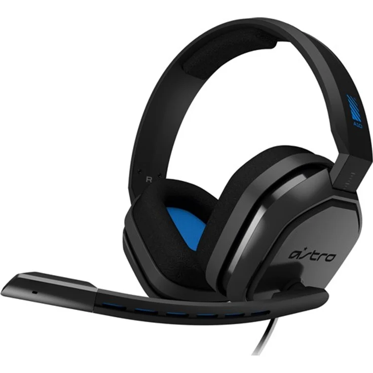 ASTRO A10 Gaming-Headset, ASTRO Audio, 3,5 mm Klinke, Flip-Stummschaltung, Bequeme Stoff-Ohrpolster, Leichtgewicht, Strapazierfähig, PC-Mac-Xbox One-PS4 - schwarz-blau – Bild 5