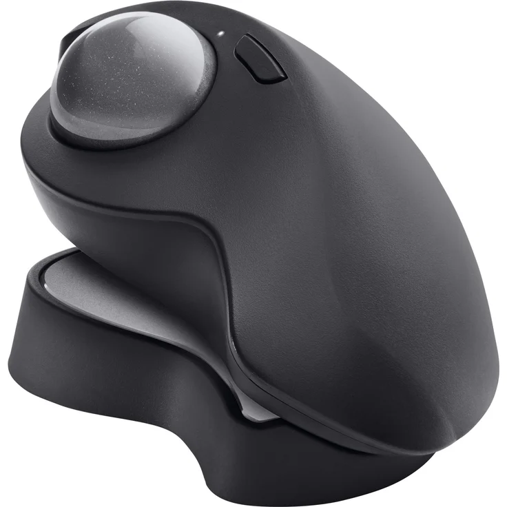 Logitech MX Ergo Kabellose Ergonomische Trackball-Maus, 2.4 GHz Verbindung via Unifying USB-Empfänger, 4-Monate Akkulaufzeit, Verstellbarer Winkel, Multi-Device, PC-Mac-iPadOS (910-005179) – Bild 6