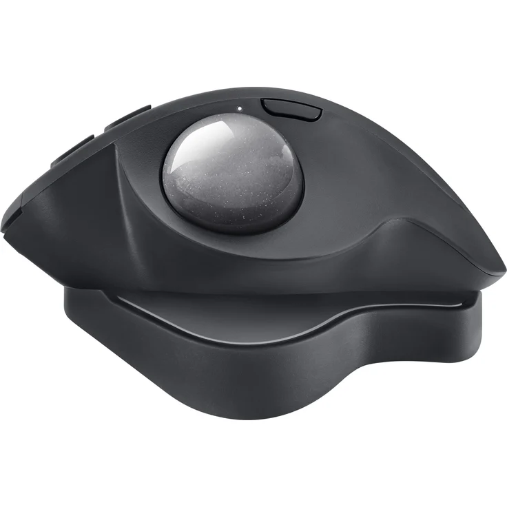 Logitech MX Ergo Kabellose Ergonomische Trackball-Maus, 2.4 GHz Verbindung via Unifying USB-Empfänger, 4-Monate Akkulaufzeit, Verstellbarer Winkel, Multi-Device, PC-Mac-iPadOS (910-005179) – Bild 5