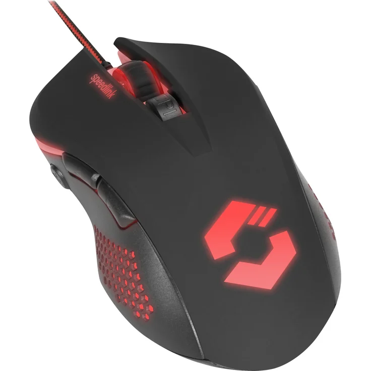 Speedlink 5-Tasten Gaming Maus PC-Computer - TORN Gaming Mouse USB (Schnellfeuertaste, bis zu 3.200 dpi, mit LED-Beleuchtung) schwarz – Bild 2
