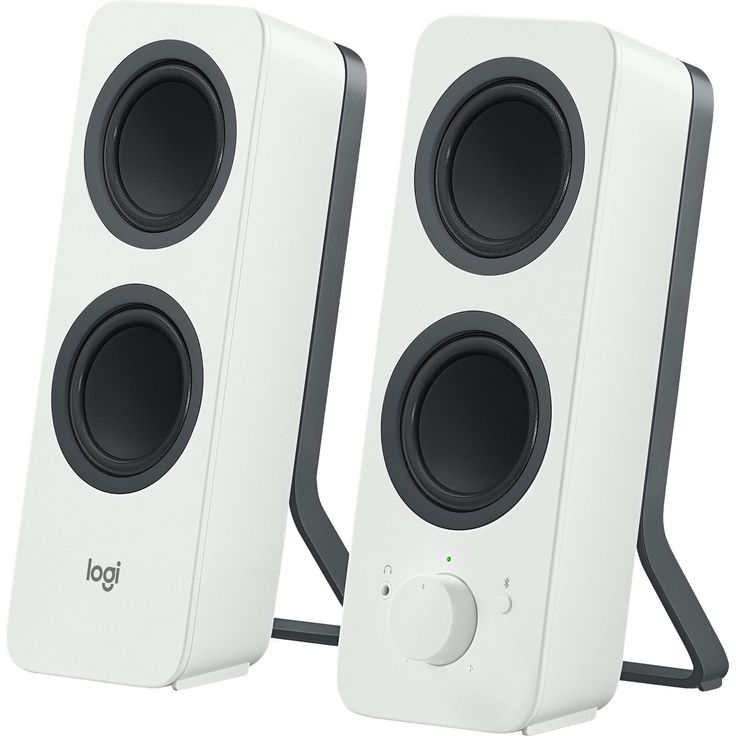 Logitech Z207 Kabellose PC-Lautsprecher, Bluetooth, Stereo Sound, 10 Watt Spitzenleistung, 3,5 mm Eingang, Kopfhörerbuchse, Easy-Switch Feature, EU Stecker, PC-TV-Tablet-Handy - weiß – Bild 6