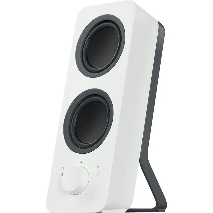 Logitech Z207 Kabellose PC-Lautsprecher, Bluetooth, Stereo Sound, 10 Watt Spitzenleistung, 3,5 mm Eingang, Kopfhörerbuchse, Easy-Switch Feature, EU Stecker, PC-TV-Tablet-Handy - weiß – Bild 4