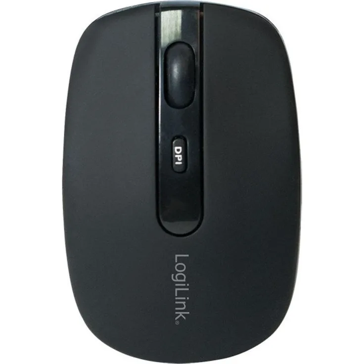 LogiLink ID0078A Optische Bluetooth Maus, 1000-1600 DPI schwarz