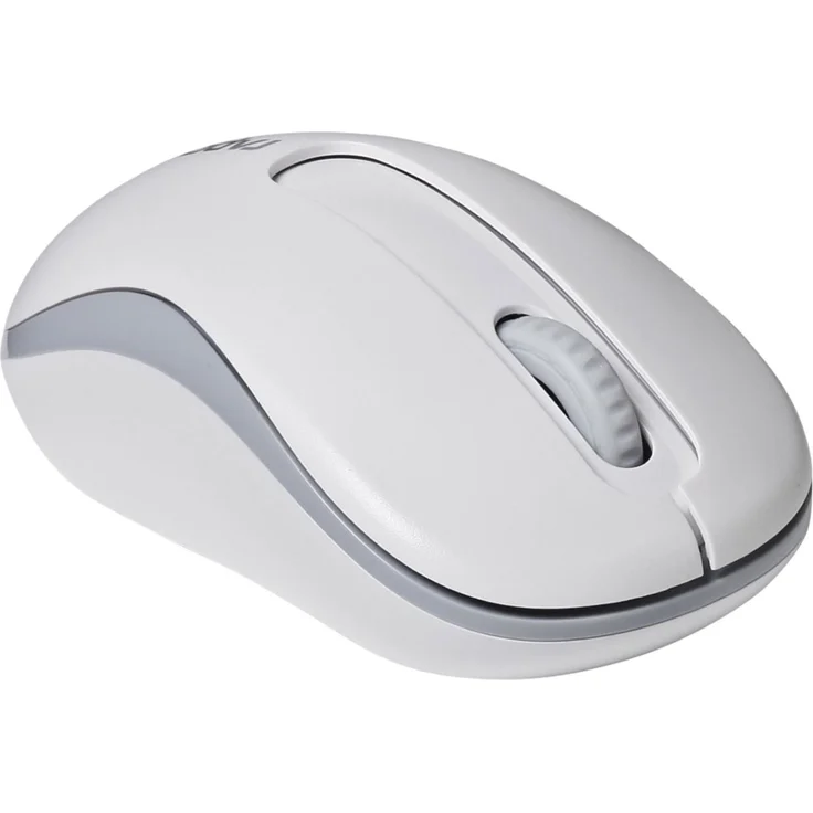 Rapoo M10+ kabellose Maus, 2,4 GHz Wireless via Nano-USB-Empfänger, 1000 DPI optischer Sensor, 12 Monate Batterielaufzeit, weiß – Bild 2