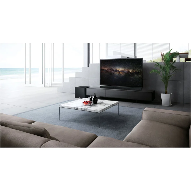 Yamaha YSP-2700 7.1-Soundbar mit Subwoofer, kabellos/kabelgebunden, geeignet für TV, schwarz (2016) – Bild 8