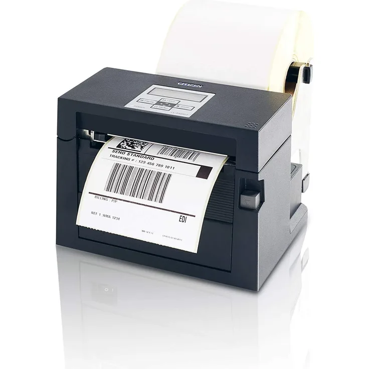 Citizen CL-S400DT Etikettendrucker, 203 x 203 dpi, 150 mm/s, 10,4 cm, Ethernet, parallel, 16 MB, Schwarz (1000835)